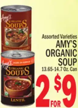 C Town AMY'S ORGANIC SOUP offer