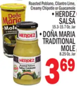 C Town HERDEZ SALSA, 15.3-15.7 Oz. Jar offer