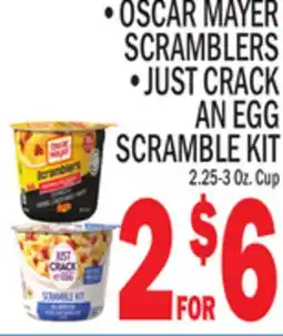 C Town OSCAR MAYER SCRAMBLERS, JUST CRACK AN EGG SCRAMBLE KIT offer