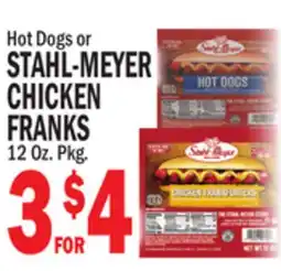 C Town STAHL-MEYER CHICKEN FRANKS offer