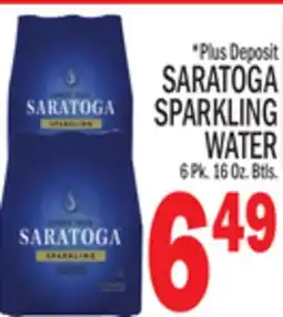 C Town SARATOGA SPARKLING WATER offer
