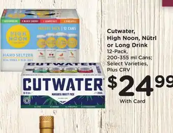 Ralphs Cutwater, High Noon, Nütrl or Long Drink offer