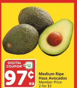 Vons Medium Ripe Hass Avocados offer