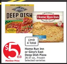 Albertsons Home Run Inn or Gino's East Deep Dish Pizza offer