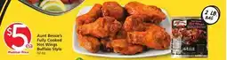 Vons Aunt Bessie's Fully Cooked Hot Wings Buffalo offer