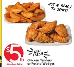 Vons Chicken Tenders or Potato Wedges offer