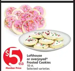 Vons Lofthouse or overjoyed Frosted Cookies offer
