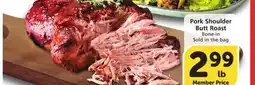 Albertsons Pork Shoulder Butt Roast offer