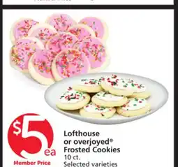 Albertsons Lofthouse or overjoyed Frosted Cookies offer
