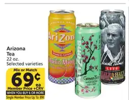 Albertsons Arizona Tea offer