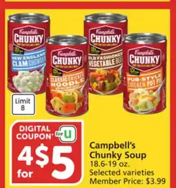Albertsons Campbell's Chunky Soup offer