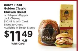 Ralphs Boar's Head Golden Classic Chicken Breast offer