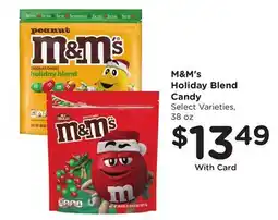 Ralphs M&M's Holiday Blend Candy offer