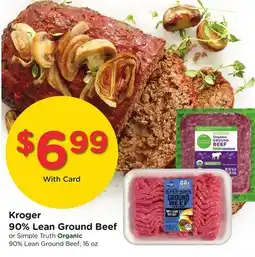 Ralphs Kroger 90% Lean Ground Beef offer