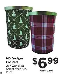 Ralphs HD Designs Frosted Jar Candles offer