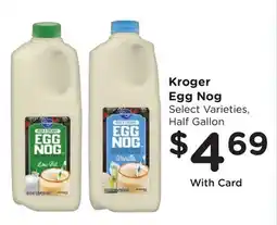 Ralphs Kroger Egg Nog offer