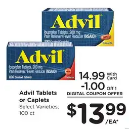 Ralphs Advil Tablets or Caplets offer