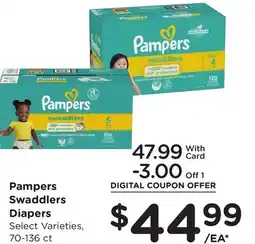 Ralphs Pampers Swaddlers Diapers offer