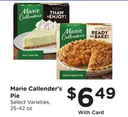 Ralphs Marie Callender's Pie offer