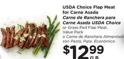 Ralphs USDA Choice Flap Meat for Carne Asada offer