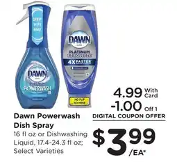 Ralphs Dawn Powerwash Dish Spray offer