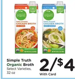 Ralphs Simple Truth Broth offer