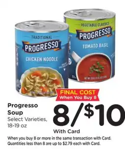 Ralphs Progresso Soup offer