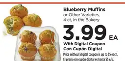 Food 4 Less Blueberry Muffins offer