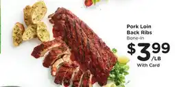Ralphs Pork Loin Back Ribs offer