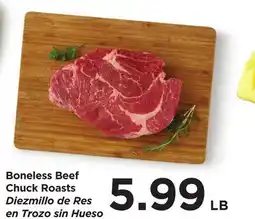 Food 4 Less Boneless Beef Chuck Roasts offer