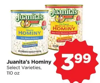 Food 4 Less Juanita's Hominy offer