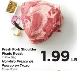 Food 4 Less Fresh Pork Shoulder Picnic Roast offer