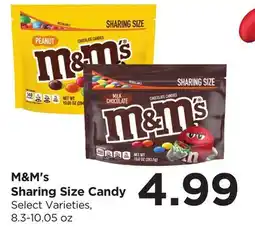 Food 4 Less M&M's Sharing Size Candy offer