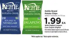 Food 4 Less Kettle Brand Potato Chips offer