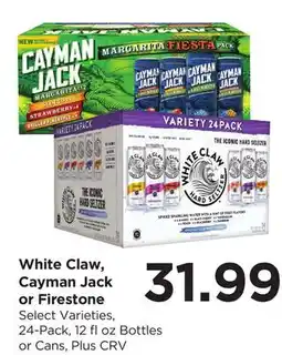 Food 4 Less White Claw, Cayman Jack or Firestone offer