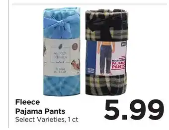 Food 4 Less Fleece Pajama Pants offer