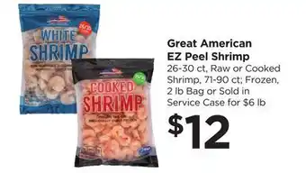 Food 4 Less Great American EZ Peel Shrimp offer