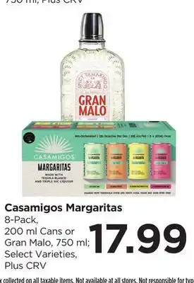Food 4 Less Casamigos Margaritas offer