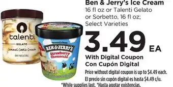 Food 4 Less Ben & Jerry's Ice Cream offer