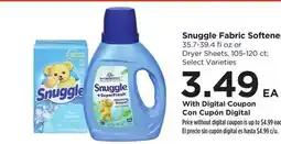Food 4 Less Snuggle Fabric Softener offer