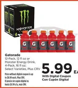 Food 4 Less Gatorade offer
