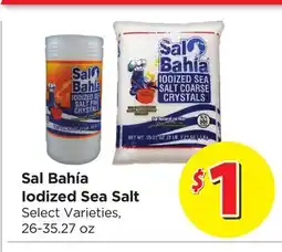 Food 4 Less Sal Bahía Iodized Sea Salt offer