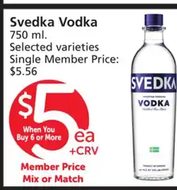 Pavilions Svedka Vodka offer