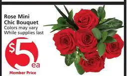 Pavilions Rose Mini Chic Bouquet offer