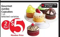Pavilions Gourmet Jumbo Cupcakes offer