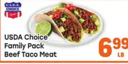 Tony’s Fresh Market USDA Choice Family Pack Beef Taco Meat offer