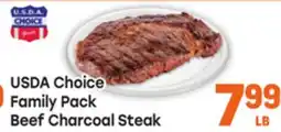 Tony’s Fresh Market USDA Choice Family Pack Beef Charcoal Steak offer