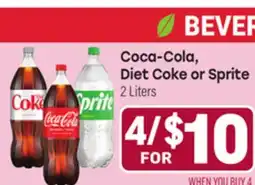 Tony’s Fresh Market Coca-Cola, Diet Coke or Sprite offer
