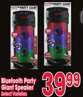 Jewel-Osco Bluetooth Party Giant Speaker offer