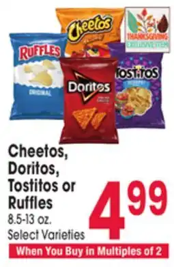 Jewel-Osco Cheetos, Doritos, Tostitos or Ruffles offer